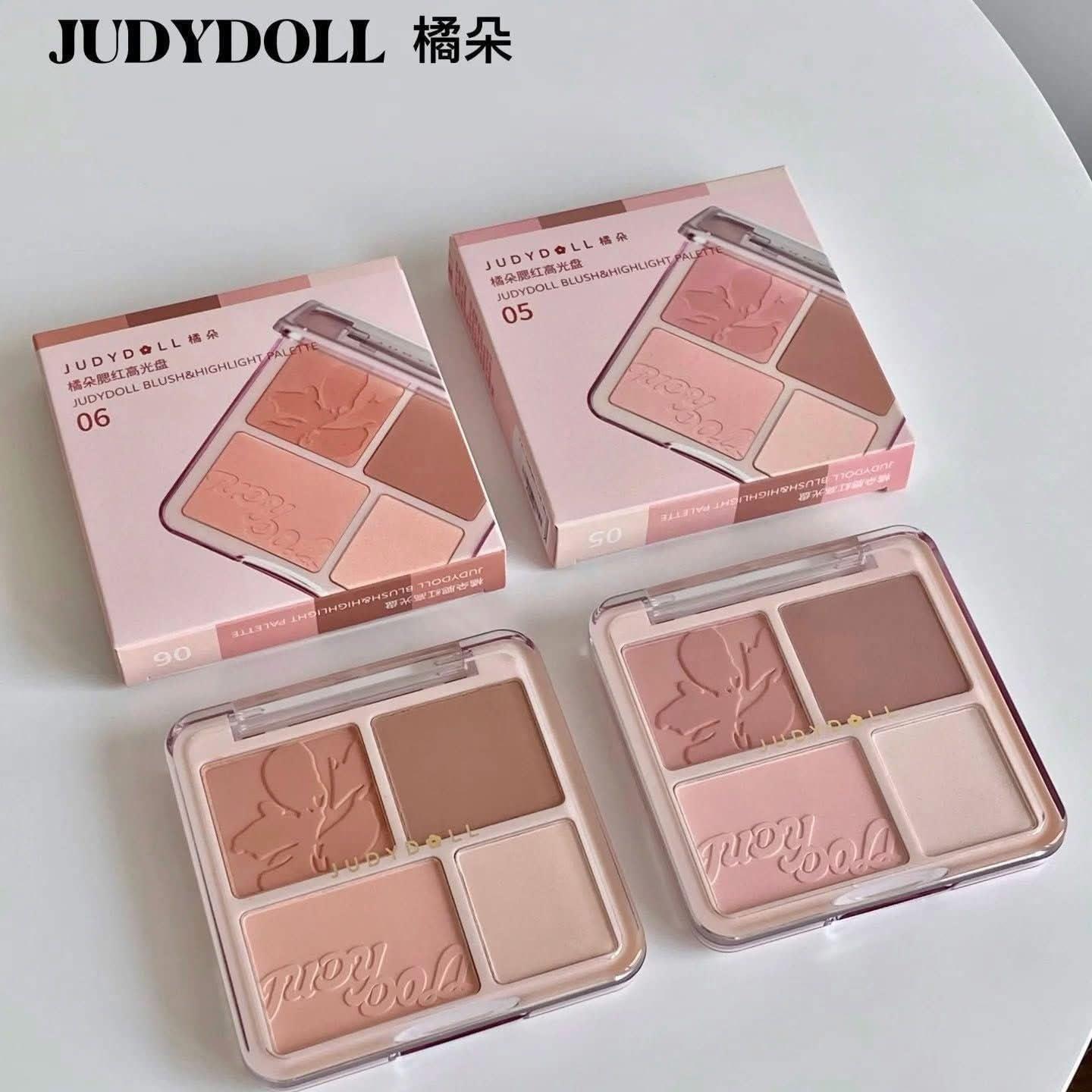 Phấn Má Hồng  Judydoll Blush & Highlight Palette 9g .#01 Tông Ấm