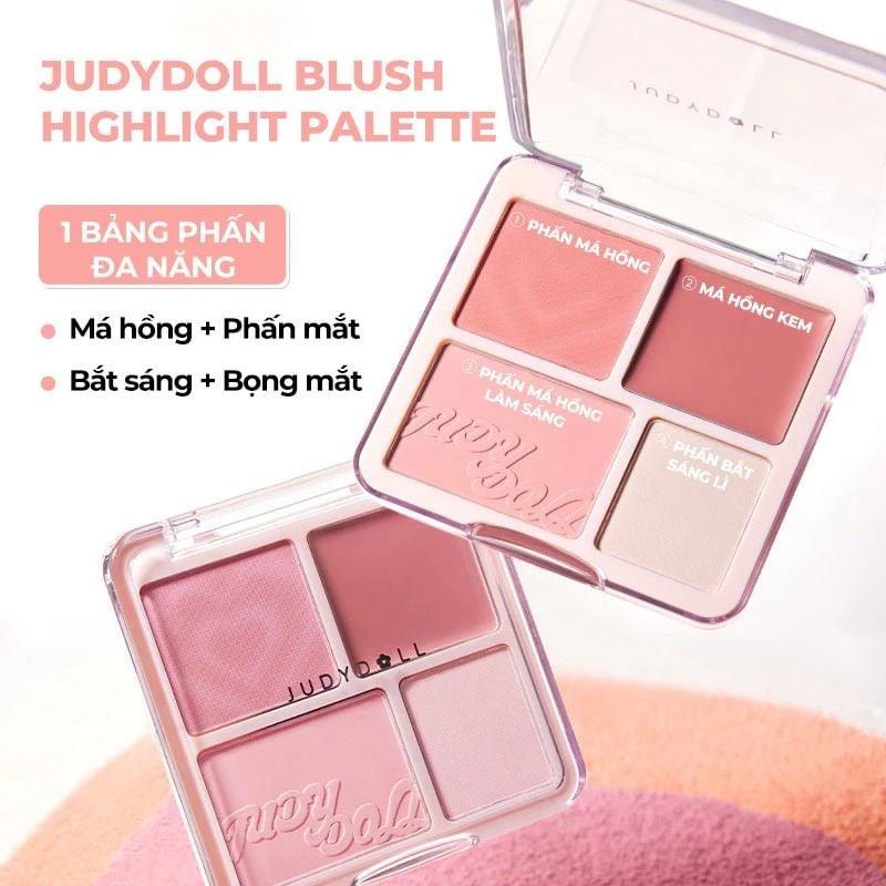 Phấn Má Hồng  Judydoll 4 Màu - 03 Tông Lạnh 9g
